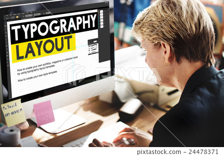 Typography Layout Responsive Design Creative Concept Typography Layout Responsive Design Creative Concept 24478371