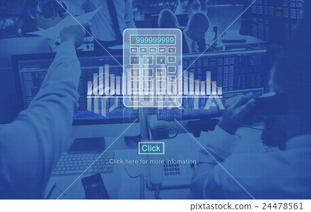 Calculate Calculator Count Finance Math Concept 24478561