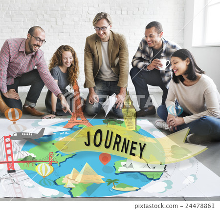 Journey Exploration Tour Travel Trek Vacation Concept 24478861