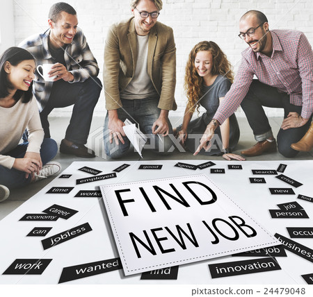 FInd New Job Applicant Hiring Employment Concept 24479048