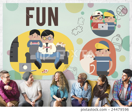 Fun Lifestyle Happiness Hobby Concept Fun Lifestyle Happiness Hobby Concept 24479596