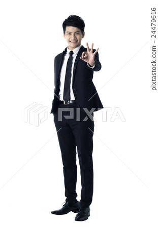 Businessman showing OK Businessman showing OK 24479616