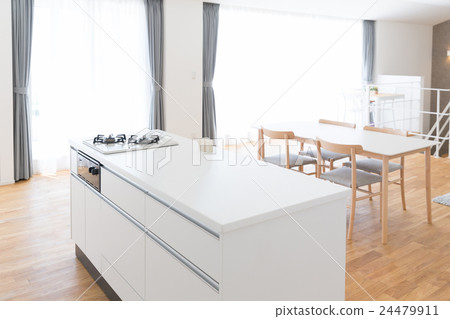 Bright island kitchen 24479911