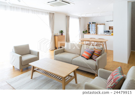 Bright living room 24479915