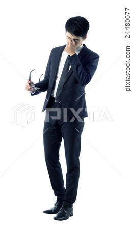 tired businessman portrait tired businessman portrait 24480077