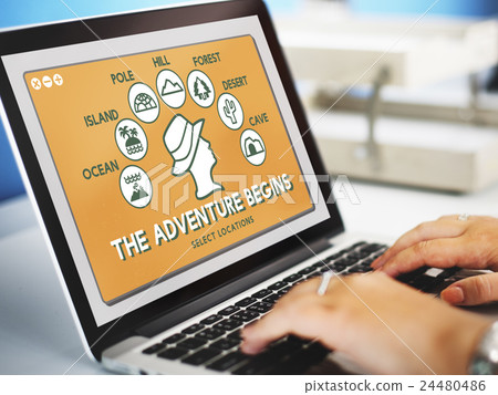The Adventure Begins Travel Journey Experience Concept The Adventure Begins Travel Journey Experience Concept 24480486