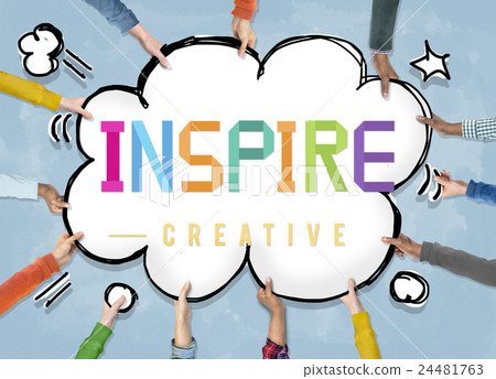 Inspire Hopeful Believe Aspiration Vision Innovate Concept Inspire Hopeful Believe Aspiration Vision Innovate Concept 24481763