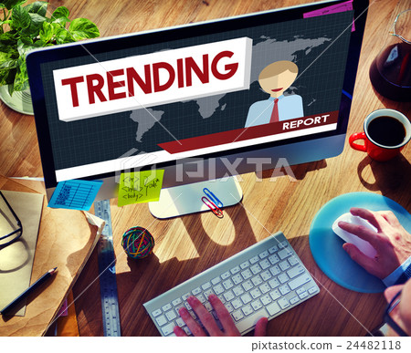 Update Trending Breaking News Report Information Concept Update Trending Breaking News Report Information Concept 24482118