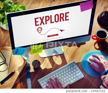 Navigation GPS City Locator Explore Concept 24482142