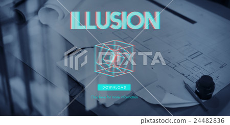 3D Three Dimensional Futuristic Display Modern Concept 3D Three Dimensional Futuristic Display Modern Concept 24482836