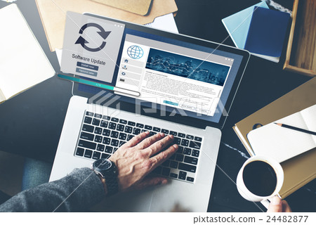 Software Update Installation Upgrade Data Concept Software Update Installation Upgrade Data Concept 24482877