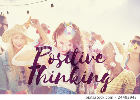 Positive Thinking Attitude Choice Inspire Mindset Concept Positive Thinking Attitude Choice Inspire Mindset Concept 24482942