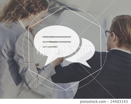 Messenger Discussion Community Technology Graphic Concept Messenger Discussion Community Technology Graphic Concept 24483143