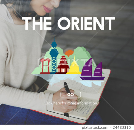 Orient Culture Famous Landmark East Tourism Concept Orient Culture Famous Landmark East Tourism Concept 24483310