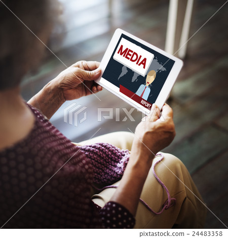 Media Digital Internet Communication Information Concept Media Digital Internet Communication Information Concept 24483358