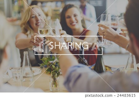 Sharing Networking Social Exchange Global Idea Concept 24483615