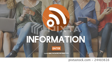 Information Communication Data Internet Media Concept 24483616