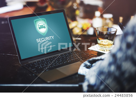 Security Insurance Privacy Policy Private Protection Concept Security Insurance Privacy Policy Private Protection Concept 24483856