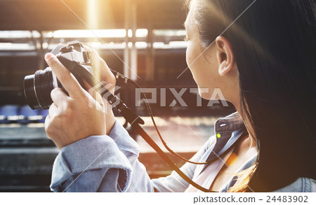 Camera Photographer Inspiration Journey Style Concept 24483902