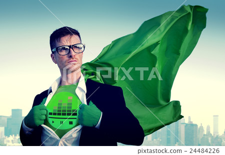 Music Player Multimedia Equalizer Control Panel Concept 24484226