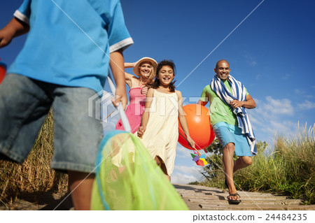Family Bonding Cheerful Children Parenting Love Concept 24484235
