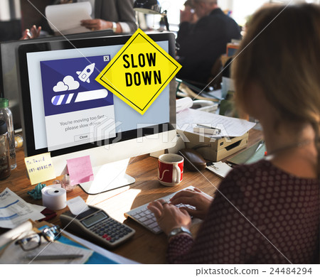 Keep Calm Reduce Speed Relax Slow Down Concept 24484294