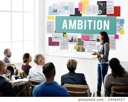 Ambition Action Athletics Business Growth Concept 24484427