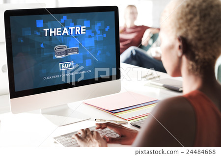 Theatre Theater Cinema Film Hall Audience Concept Theatre Theater Cinema Film Hall Audience Concept 24484668