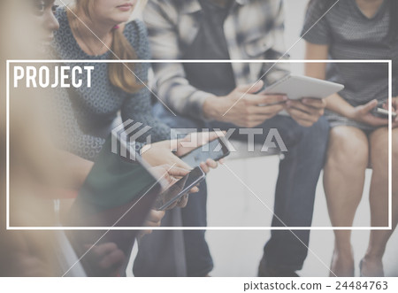 Business Working Connection Worrplace Busy Concept Business Working Connection Worrplace Busy Concept 24484763