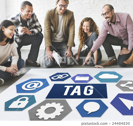 Tag Label Technology Word Graphic Concept 24484830