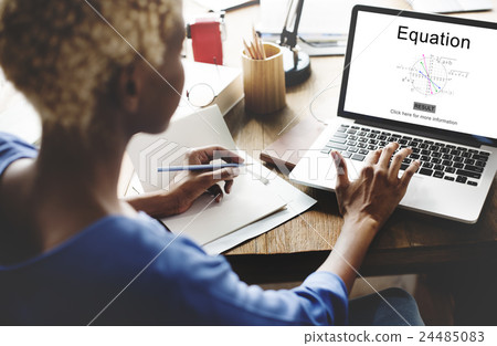 Equation Formula Geometry Calculation Concept 24485083