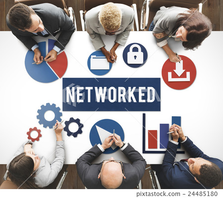 Networked Networking Internet Connection Concept 24485180