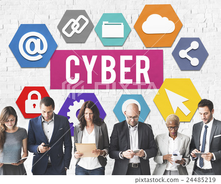 Cyber Online Technology Internet Concept 24485219
