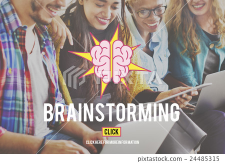 Ideas Brainstorming Vision Innovation Think Big Concept 24485315