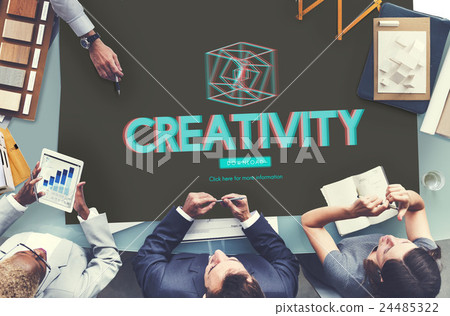 3D Three Dimensional Futuristic Display Modern Concept 24485322