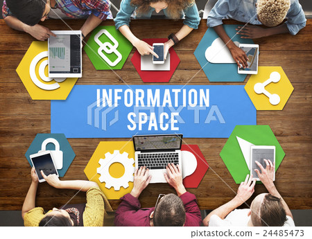 Information Space Networking Connection Concept 24485473