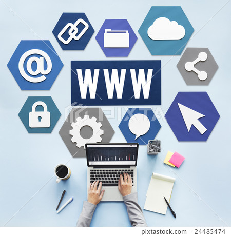 Technology Www Network Graphics Concept 24485474