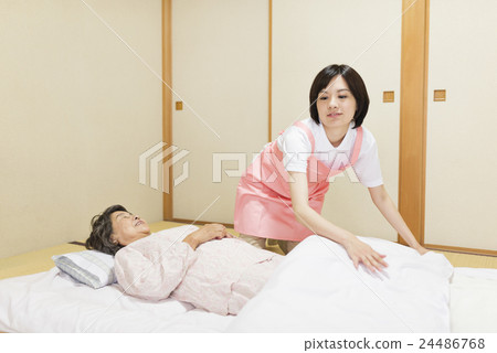 A young caregiver A young caregiver 24486768
