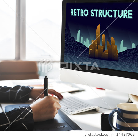Scyscraper Building REtro Structure Urban Concept Scyscraper Building REtro Structure Urban Concept 24487063