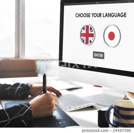 English Japanese Language Communication Concept English Japanese Language Communication Concept 24487390
