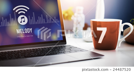 Melody Audio Enterainment Listen Music Song Concept 24487520