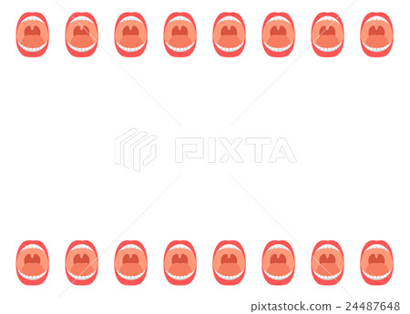 A large mouth frame side by side A large mouth frame side by side 24487648