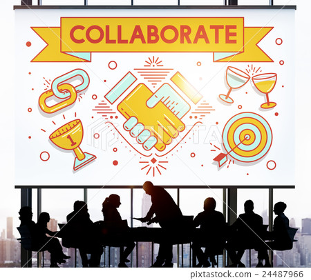 Collaboration Solution Partnership Cooperation Concept 24487966