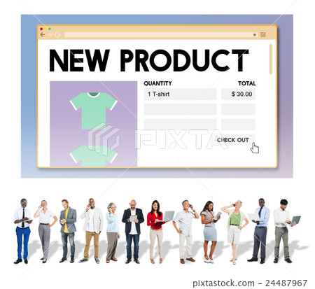 New Product Launch Promotion Marketing Services Concept New Product Launch Promotion Marketing Services Concept 24487967