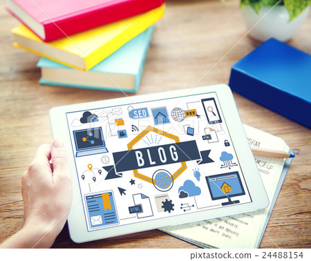 Blog Blogging Online Internet Concept 24488154