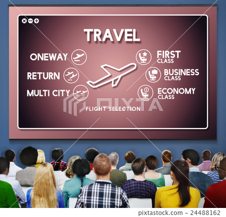 Flight Information Selection Tourism Transport Concept 24488162