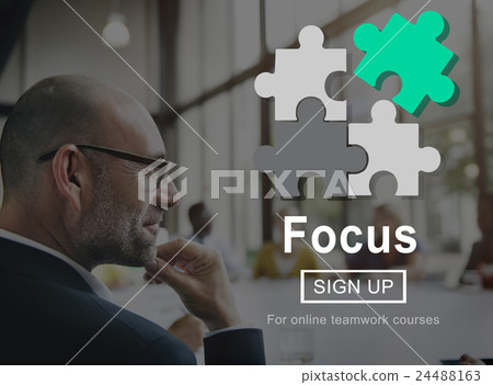 Focus Clarity Concentrate Determine Goals Vision Concept 24488163