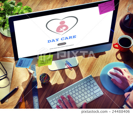 Day Care Babysitter Nanny Nursery Love Motherhood Concept 24488406
