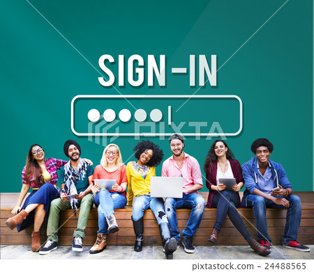 Security Sign Log In Up Password Secret Concept 24488565