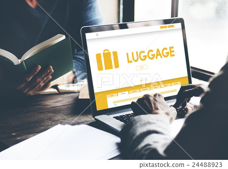 Luggage Baggage Bag Suitcase Traveling Concept 24488923
